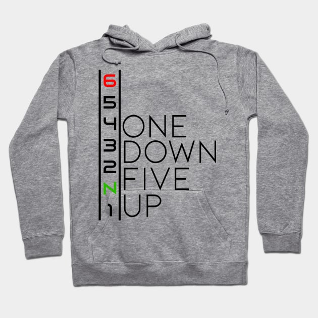 65432N1 One Down Five Up Hoodie by TwoLinerDesign